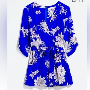 Yumi Kim Liz Tie Waist Silk Romper